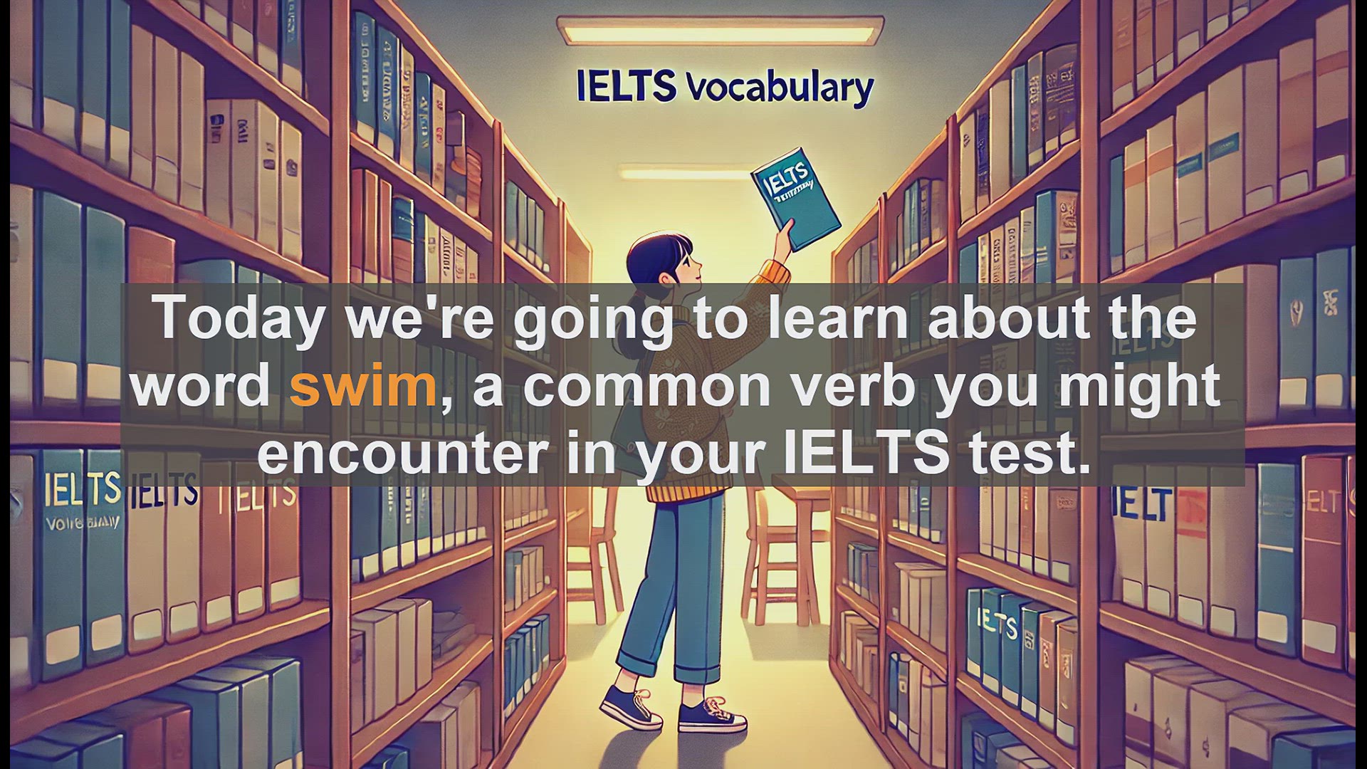 'Video thumbnail for 2500 Must Know IELTS 5.5 Vocabulary - Understanding the Word 'Swim': Boost Your IELTS Vocabulary'