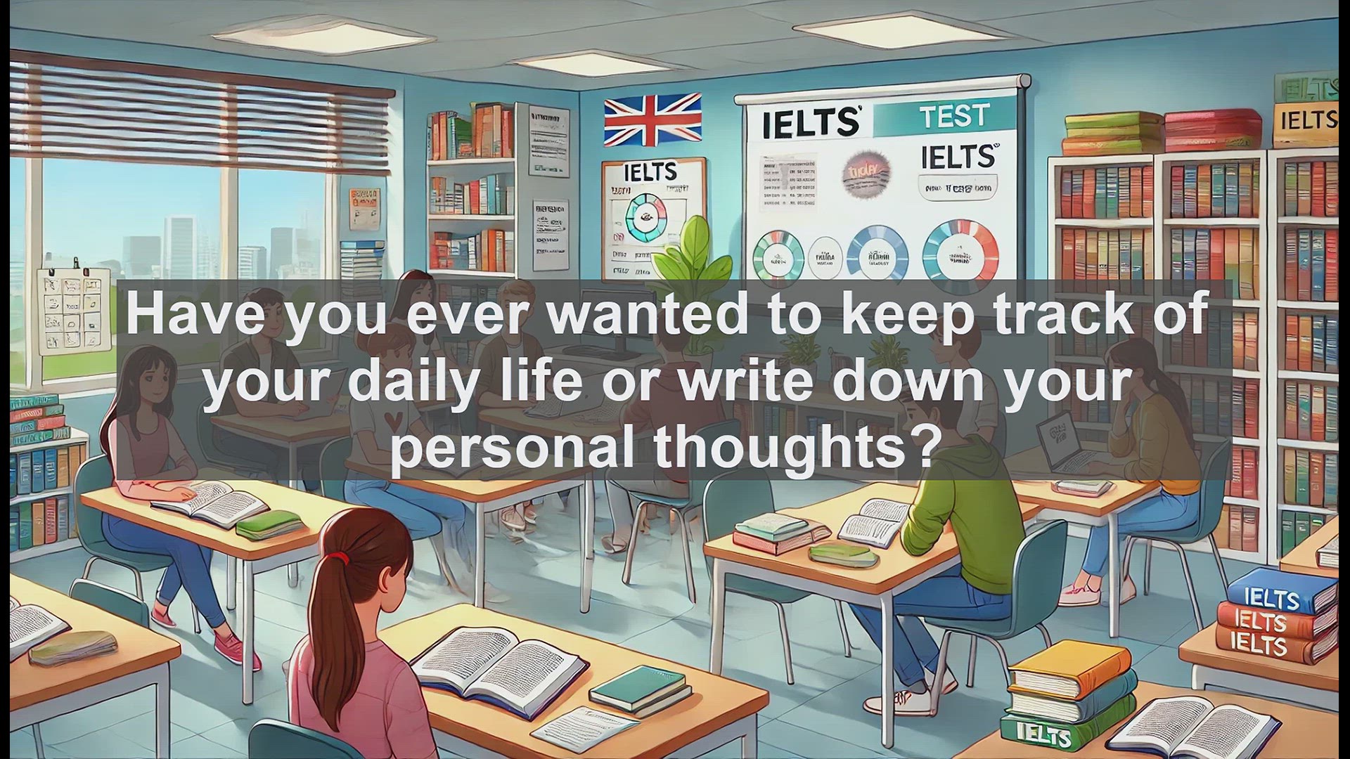 'Video thumbnail for 2500 Must Know IELTS 5.5 Vocabulary - What is a Diary? Learn About This Personal Writing Tool'