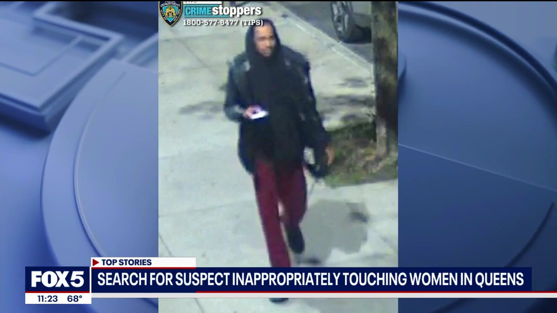 'Video thumbnail for Man using spider as excuse to inappropriately touch women: NYPD'
