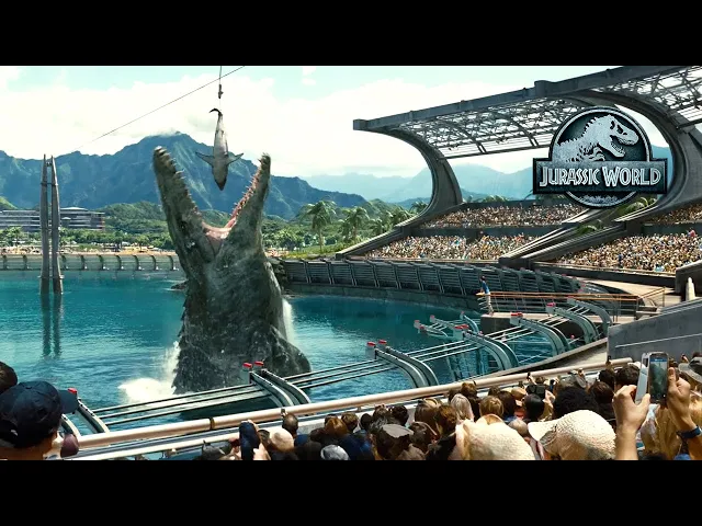 Video thumbnail for Unveiling the Secrets: Mosasaurus Behind the Scenes in Jurassic World Movie - HD Exploration