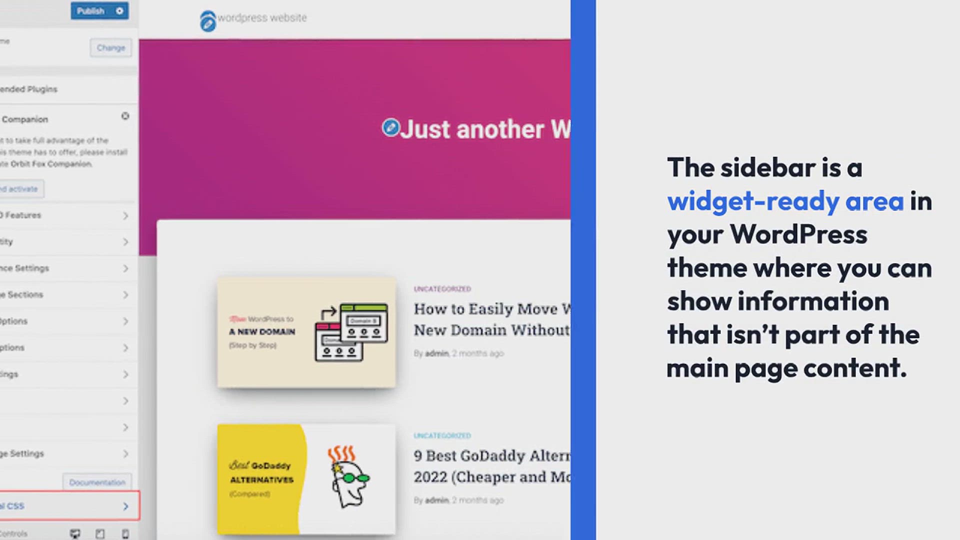 'Video thumbnail for How to Remove the Sidebar in WordPress (6 Easy Methods)'