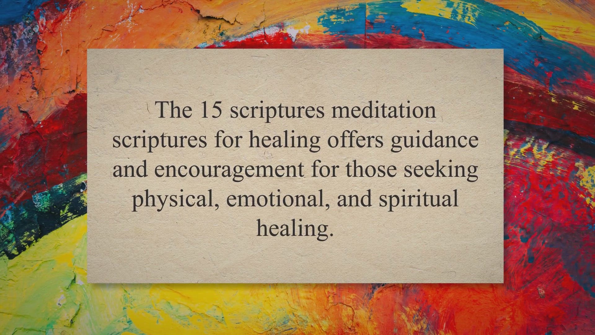 'Video thumbnail for Meditation Scriptures for Healing: Find Peace and Restoration in God’s Word'