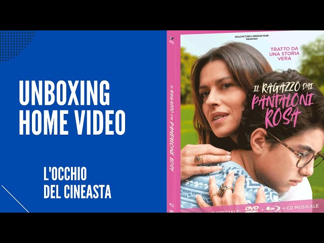 'Video thumbnail for Unboxing dell'edizione home video de Il Ragazzo Dai Pantaloni Rosa - Combo (Dvd + Blu-ray) + Cd'