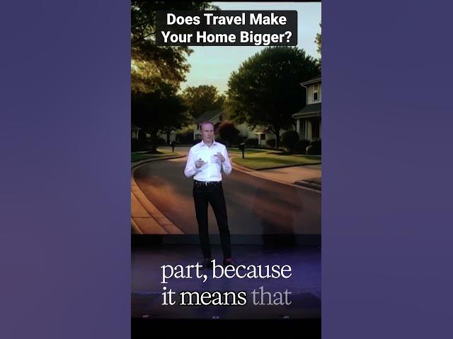 Video thumbnail for WHY does TRAVEL make your HOME bigger? #home #travelstory #travel #growth