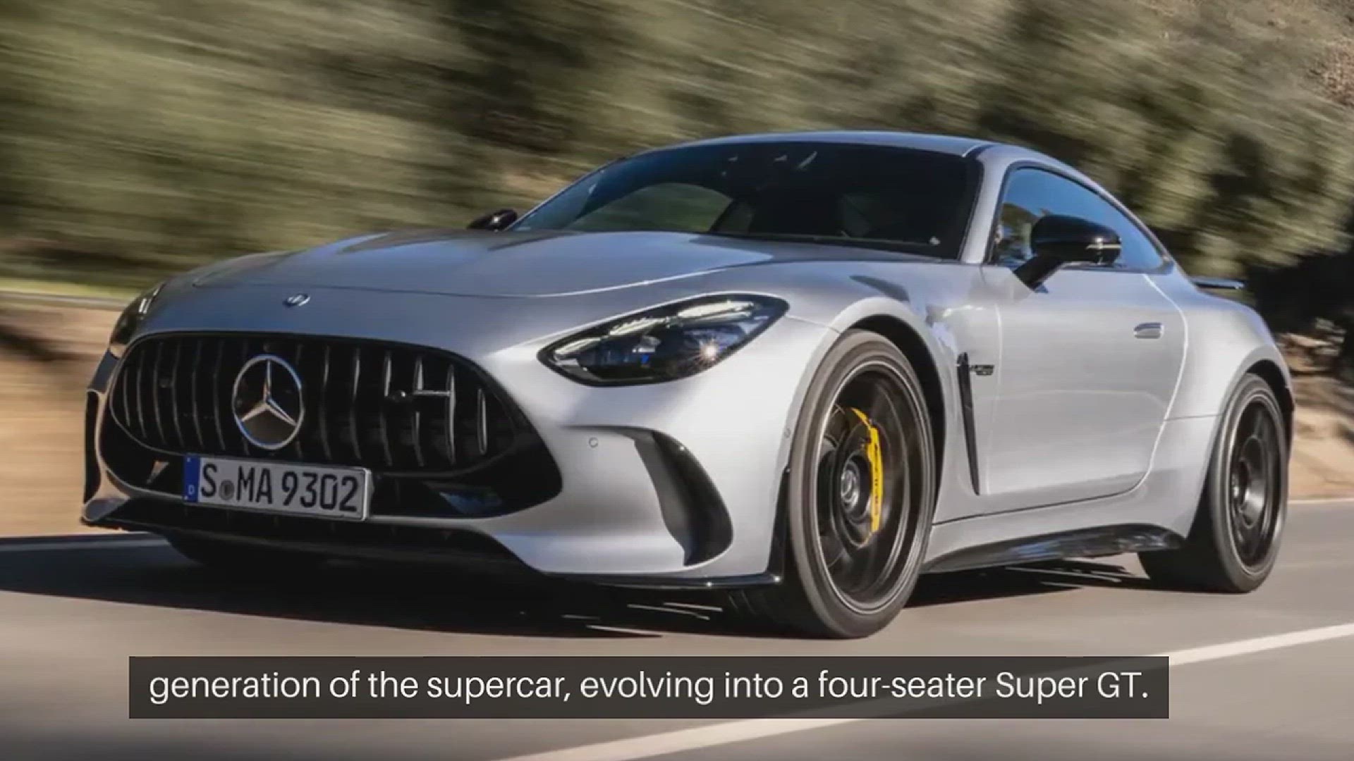 'Video thumbnail for Mercedes-Benz AMG GT review'