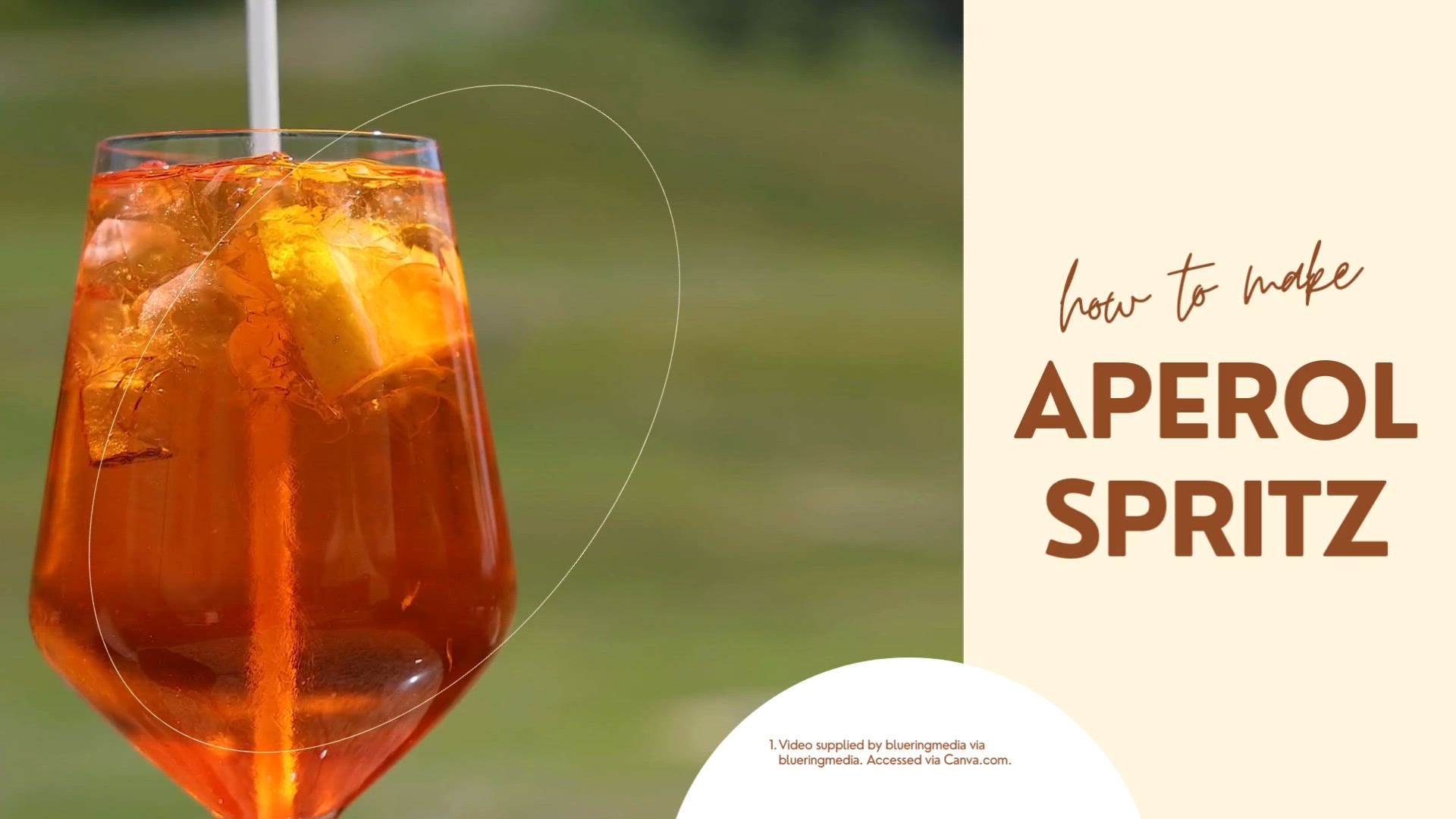 'Video thumbnail for Aperol Spritz'