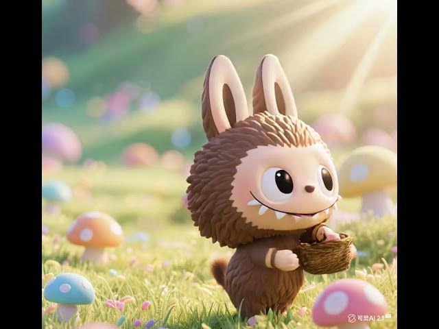 Video thumbnail for 高品质 让这个拉布布采蘑菇