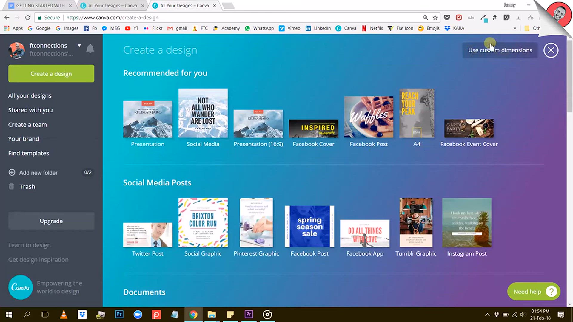 'Video thumbnail for Canva_ Creating a Custom Dimension Project'