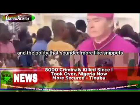Video thumbnail for 8000 Criminals Killed Since I Took Over, Nigeria Now More Secured - Tinubu