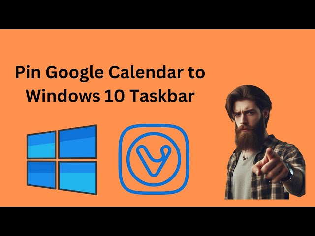 'Video thumbnail for How to Pin Google Calendar to Windows 10 Taskbar using Vivaldi | GearUpWindows Tutorial'