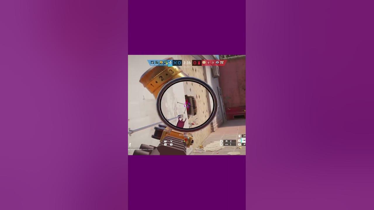 Video thumbnail for World's smallest violin but on Rainbow Six: Siege. #shorts