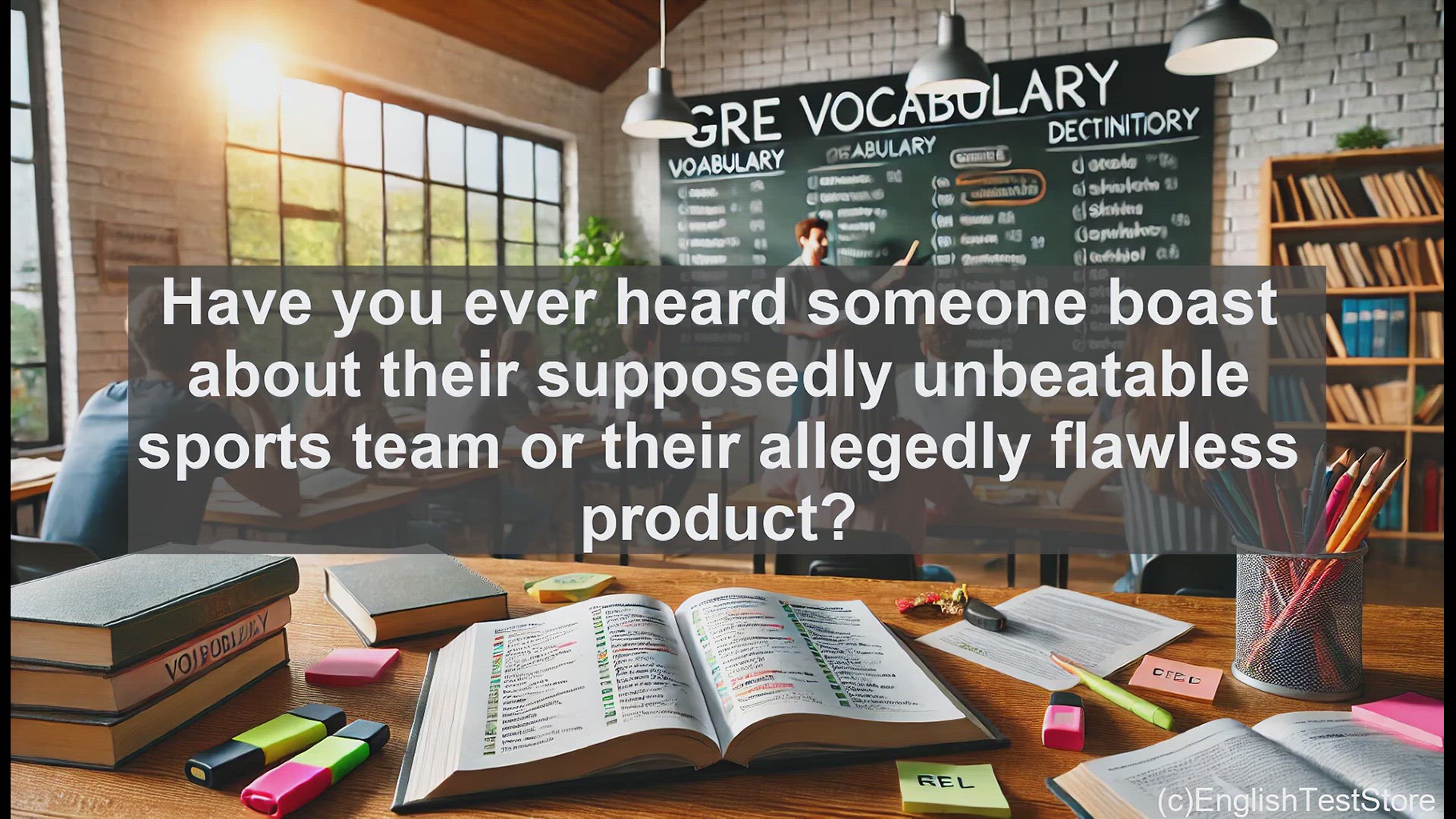 'Video thumbnail for GRE Vocabulary Lesson: Exploring the Meaning and Usage of 'Vaunted''