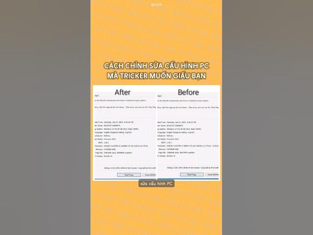 'Video thumbnail for Cách chỉnh sửa cấu hình PC mà tricker không muốn cho bạn biết 🤫 #dhlcgd #thanhcongnghe #gaming #fypシ'