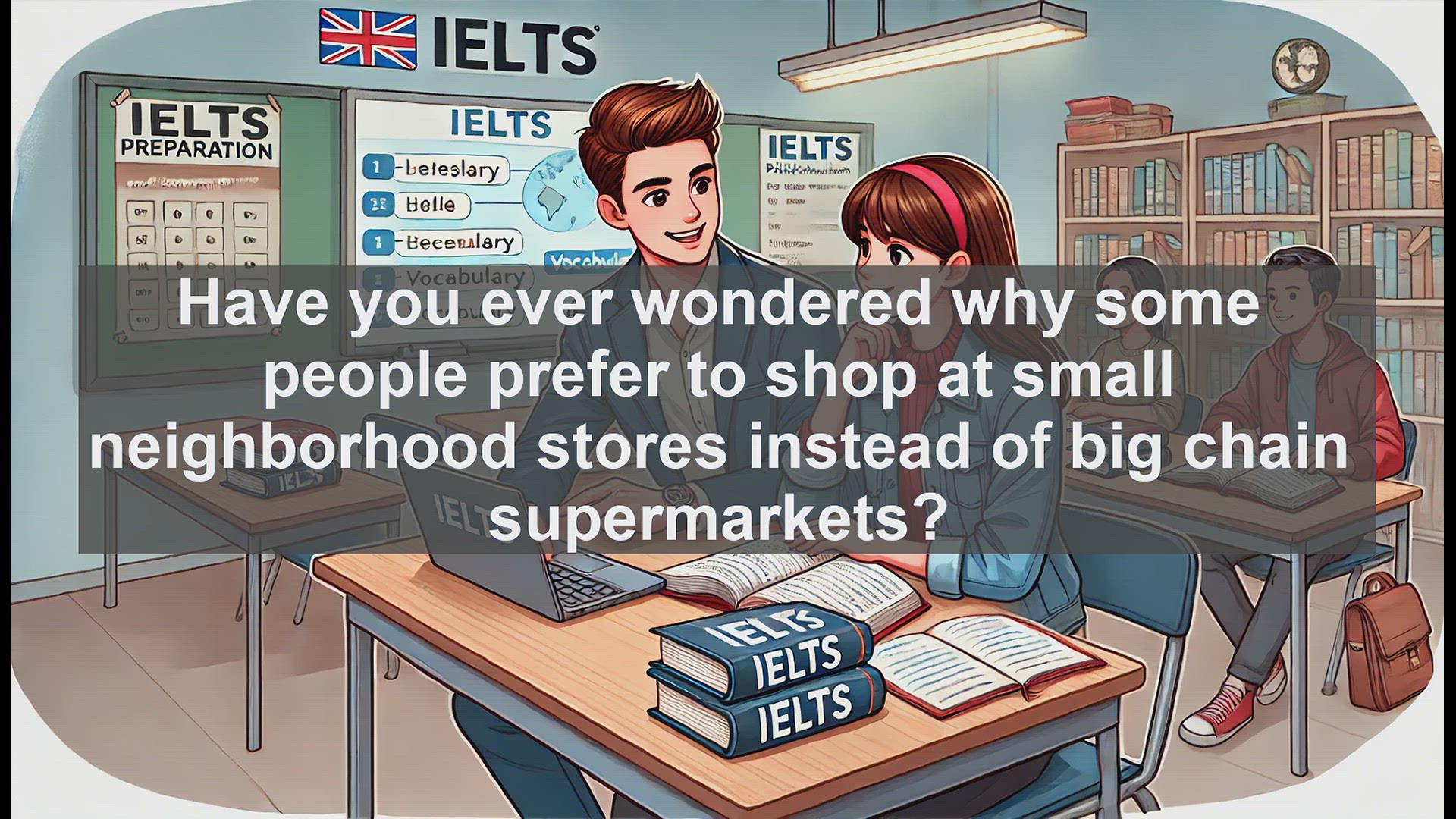 'Video thumbnail for 2500 Must Know IELTS 5.5 Vocabulary - Understanding 'Local': Boost Your IELTS Score'