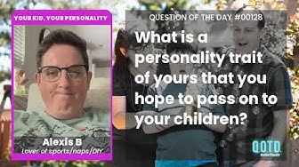 Video thumbnail for Alexis wants to give her children her sarcasm. Please!