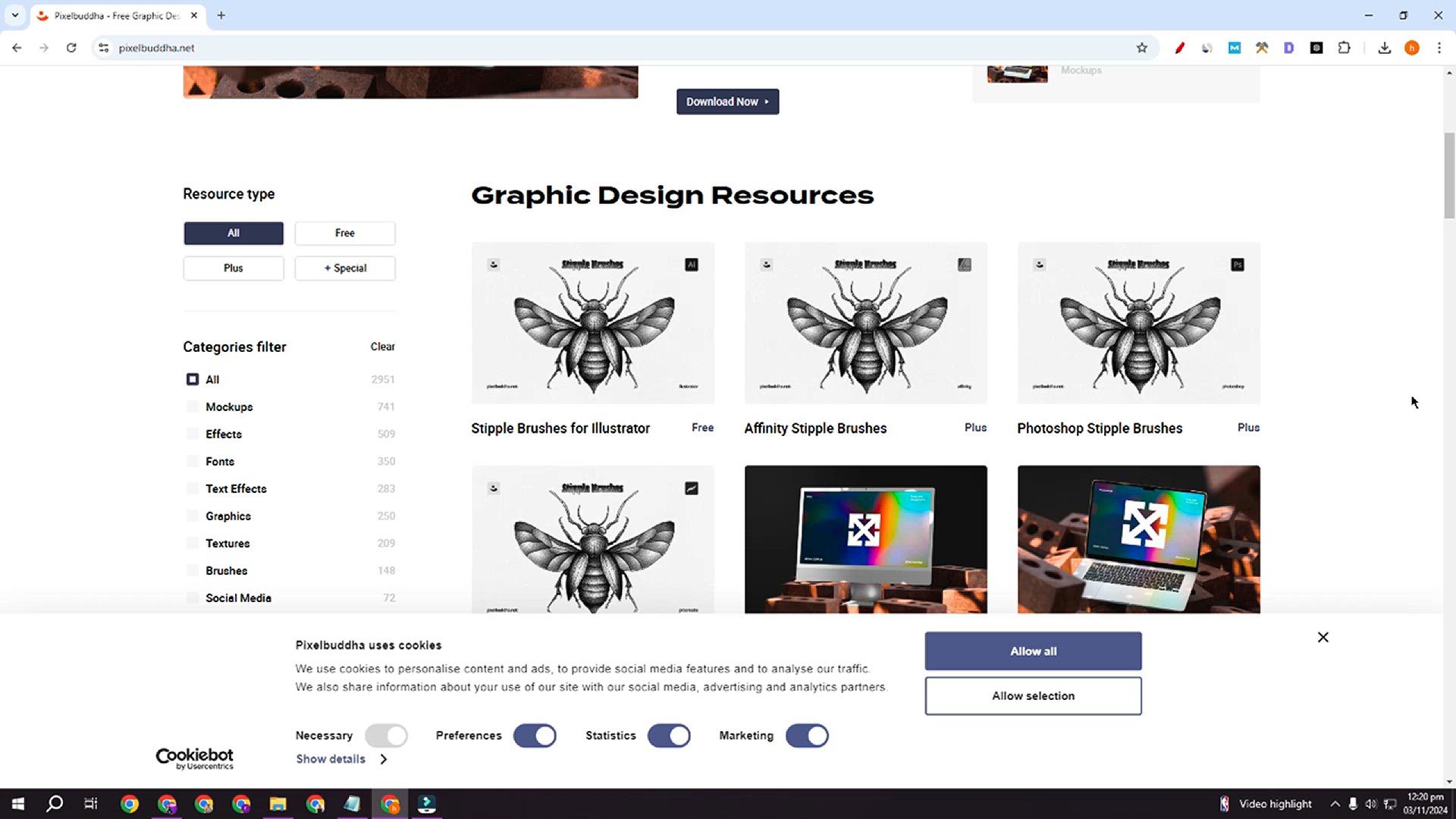 'Video thumbnail for Unlimited textures For video editing using this website'