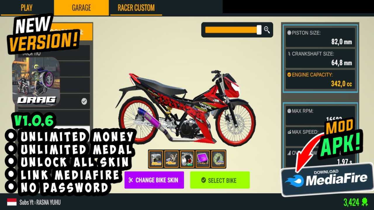 Video thumbnail for Asian Drag Champion Mod Apk New 2023 V1.0.6 - Unlimited Money & Medal