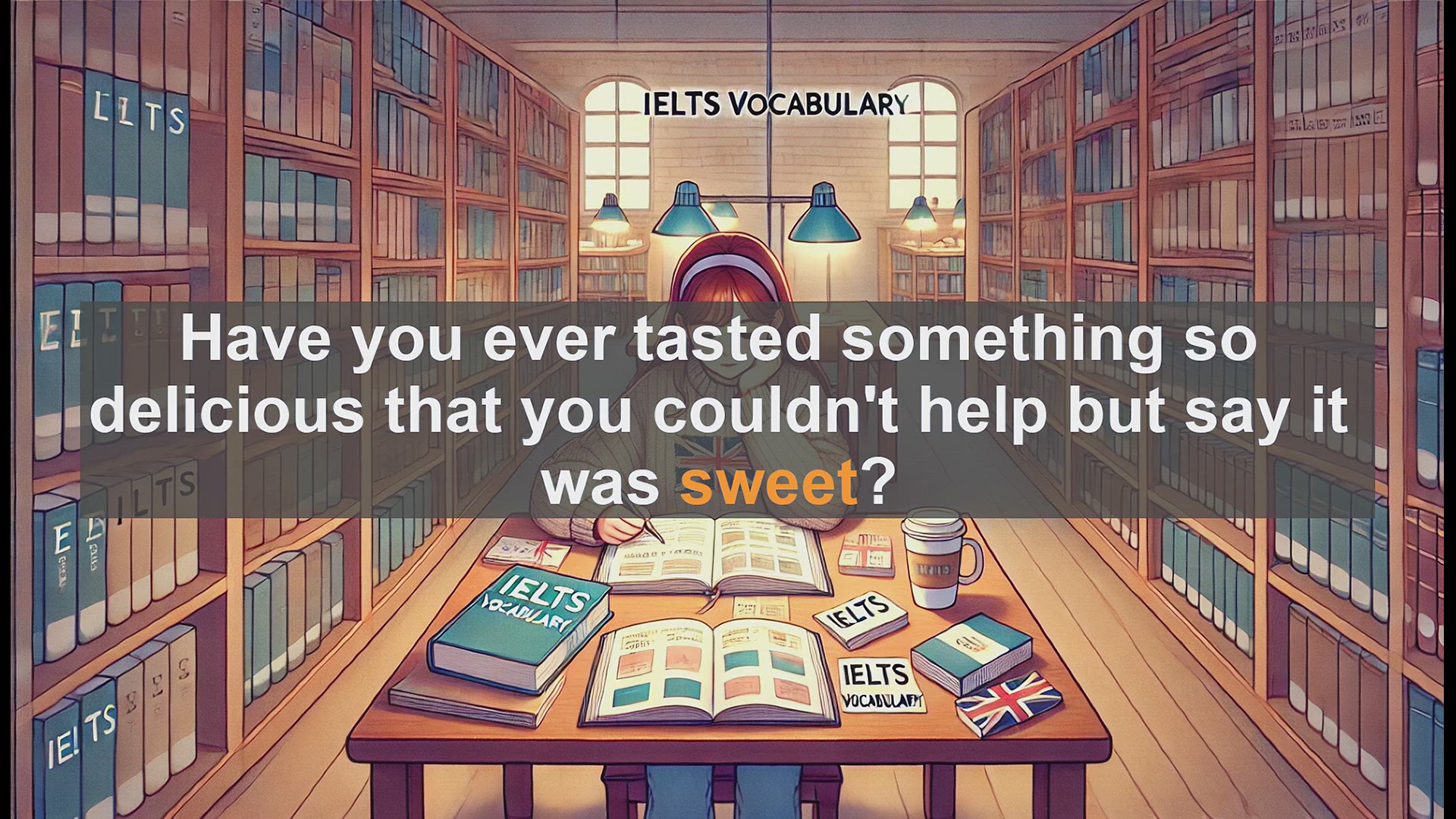 'Video thumbnail for 2500 Must Know IELTS 5.5 Vocabulary - Understanding the Word 'Sweet': Beyond Taste in English'