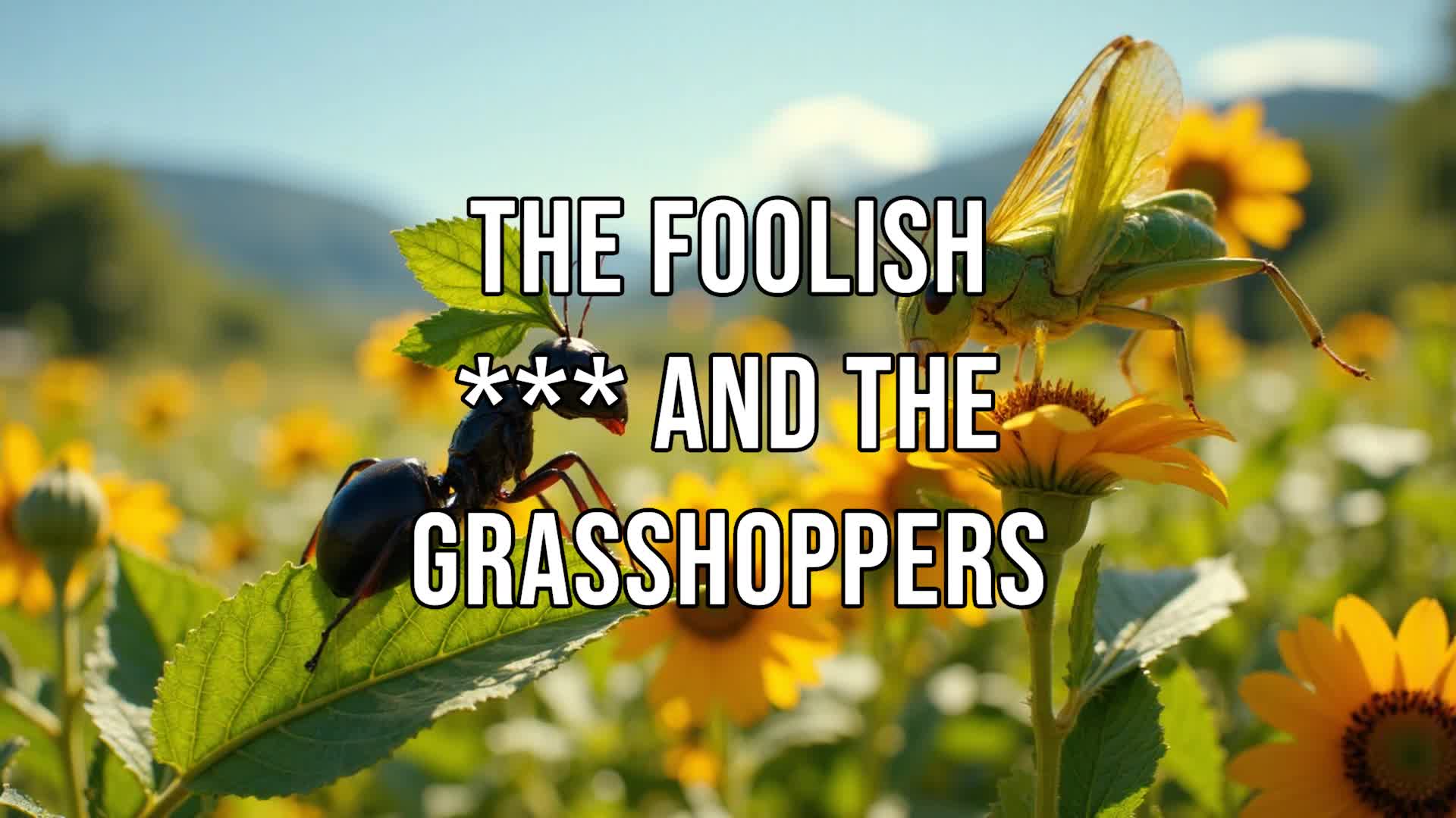 Video thumbnail for The Foolish and the Grasshoppers