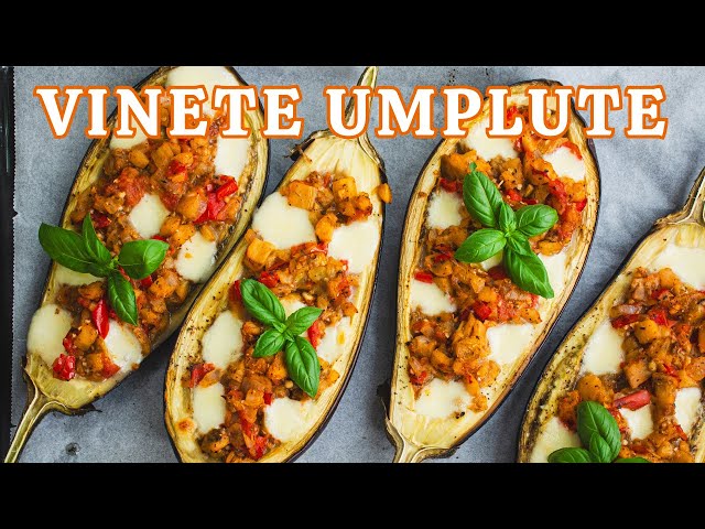 'Video thumbnail for Vinete umplute cu legume și mozzarella la cuptor - rețetă simplă și delicioasă pentru prânz sau cină'