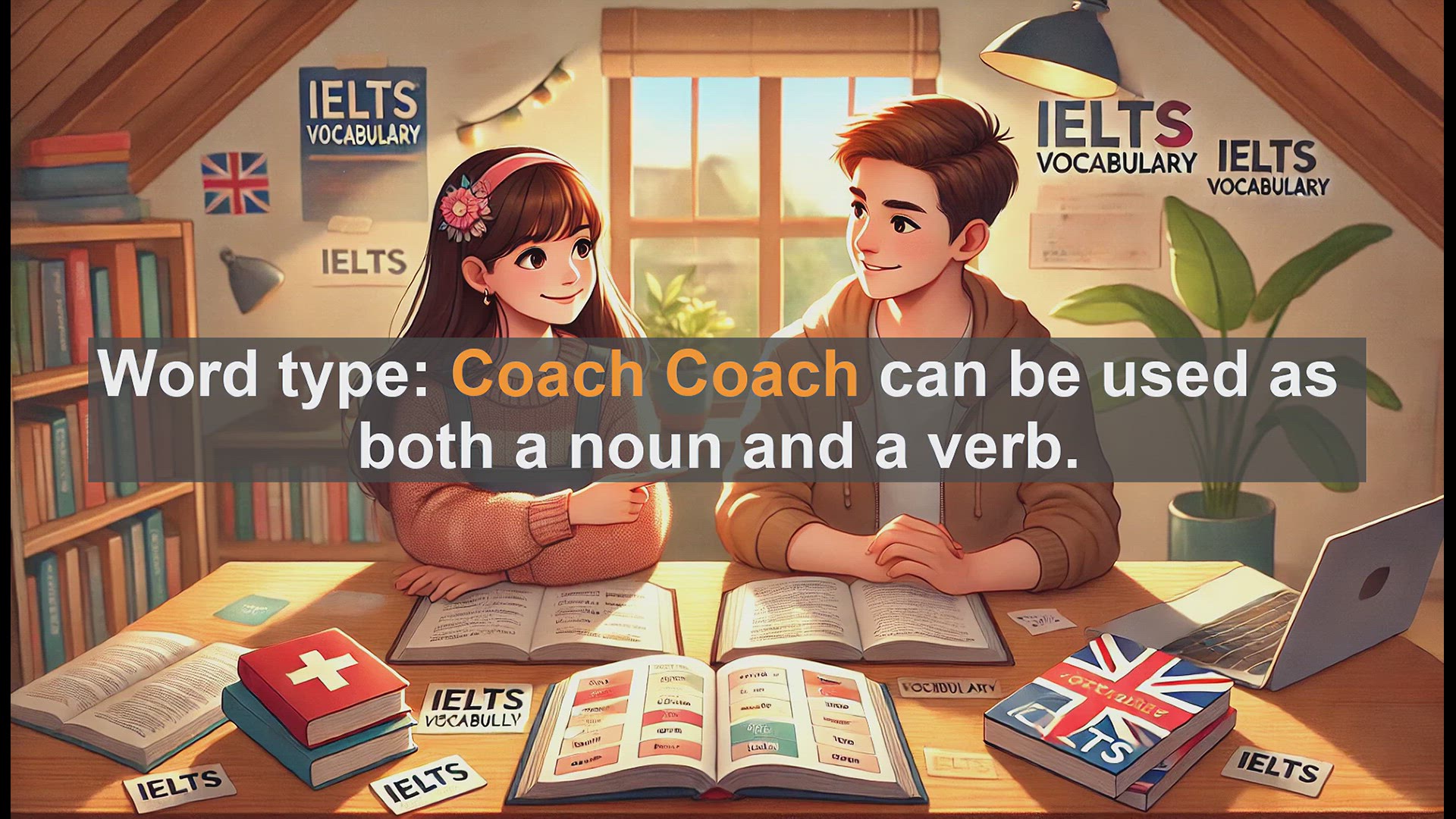 'Video thumbnail for 2500 Must Know IELTS 5.5 Vocabulary - Understanding 'Coach': From Sports Mentor to Long-Distance Bus'