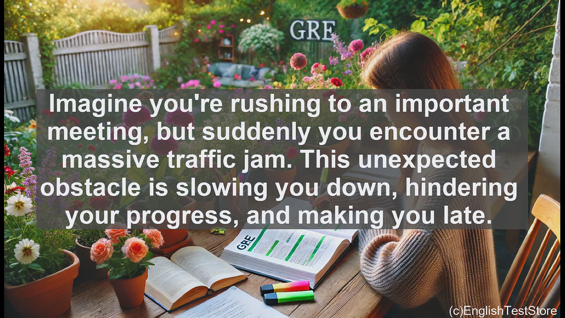 'Video thumbnail for GRE Vocabulary Lesson: Navigating Obstacles - Understanding the Meaning of 'Impede''