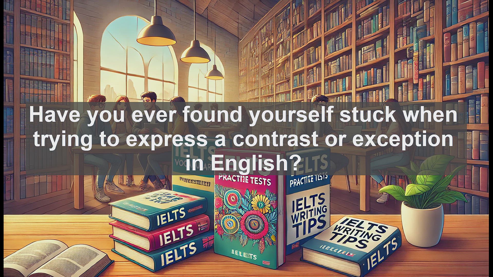 'Video thumbnail for 2500 Must Know IELTS 5.5 Vocabulary - Master the Word 'But': Expressing Contrast in English'