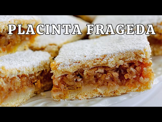 'Video thumbnail for 🍏 Placinta cu MERE și aluat FRAGED cu UNTURĂ și smântână'