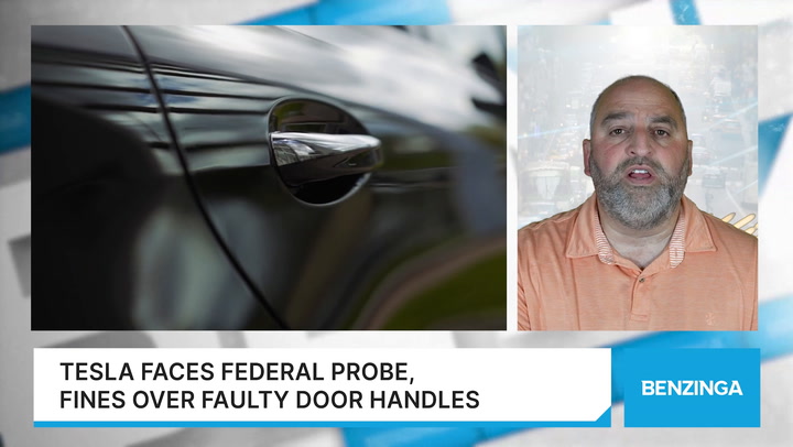 Video thumbnail for Tesla Faces Federal Probe, Fines Over Faulty Door Handles