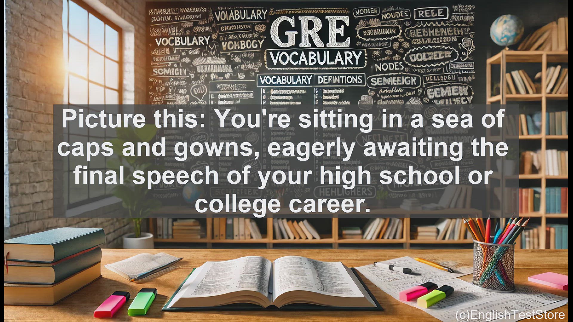 'Video thumbnail for GRE Vocabulary Lesson: The Meaning and Importance of Valedictory Addresses'