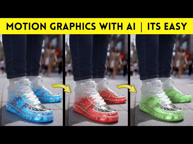 Video thumbnail for How to Make Motion Graphics with AI