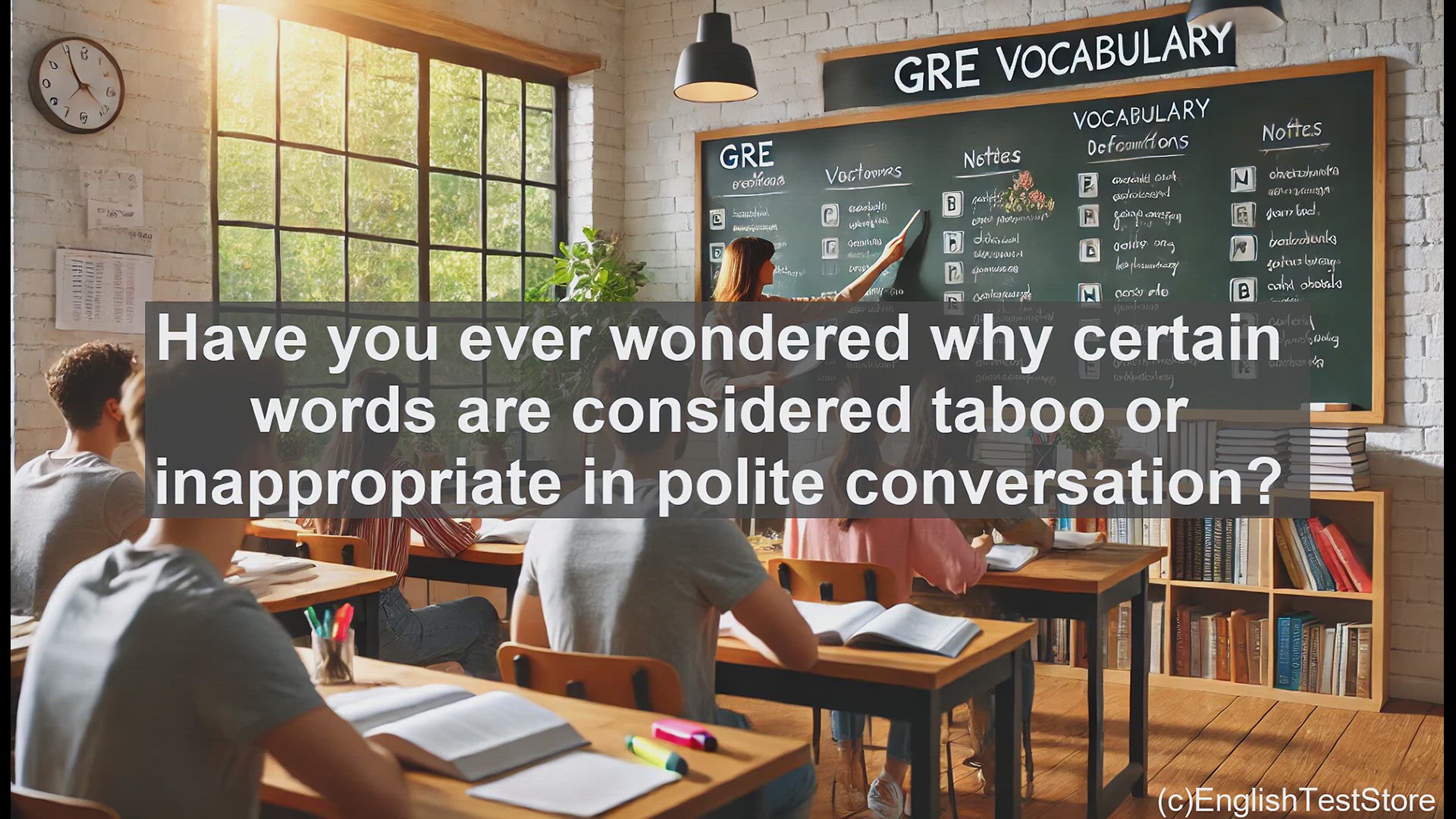'Video thumbnail for GRE Vocabulary Lesson: Exploring the Nuances of Expletives'