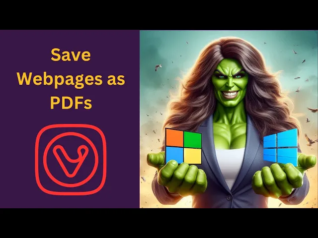 'Video thumbnail for How to Save Webpages as PDFs in Vivaldi Browser on Windows 11 and 10 | GearUpWindows Tutorial'