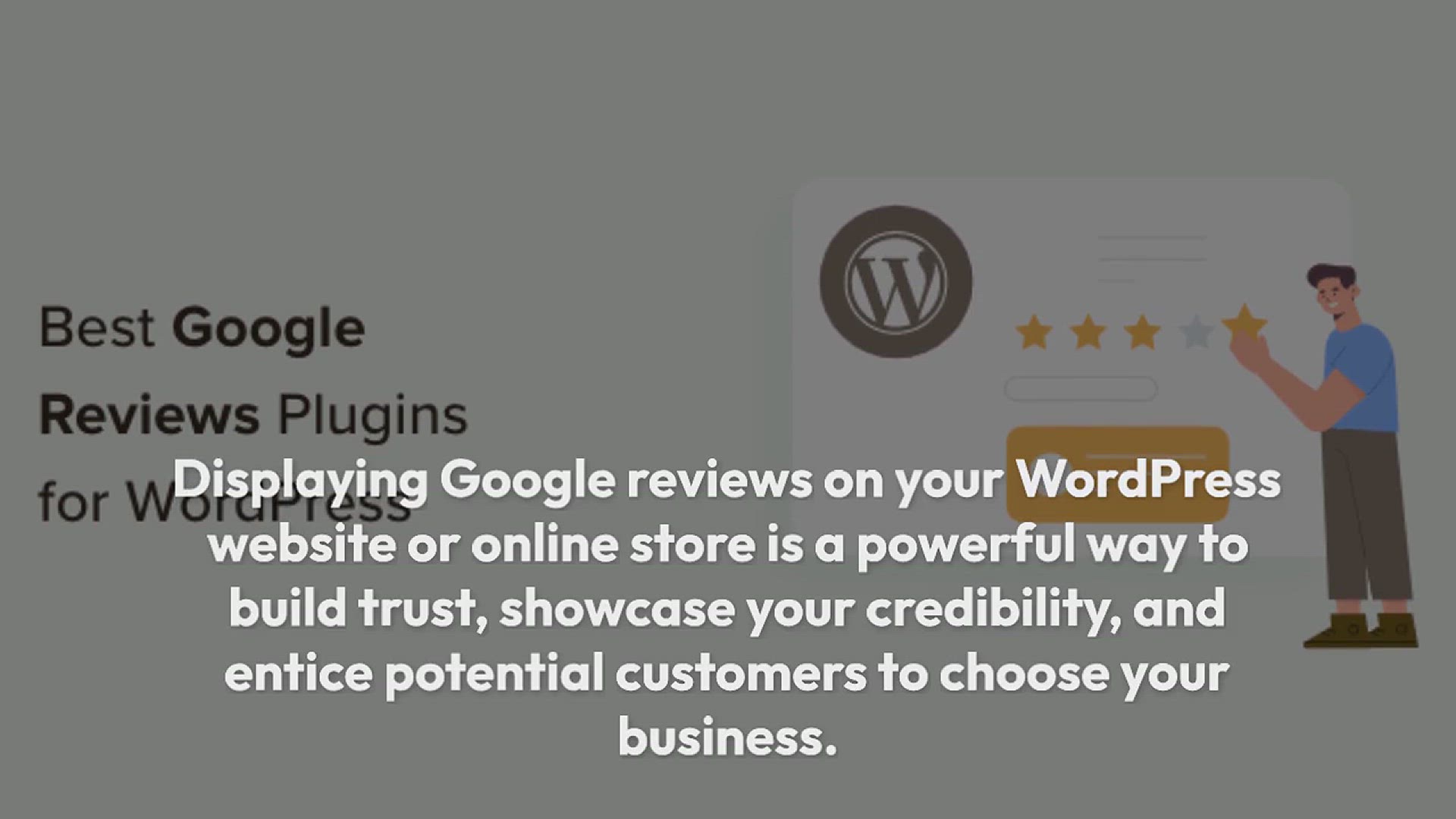 'Video thumbnail for 7 Best Google Reviews Plugins for WordPress (Expert Pick)'