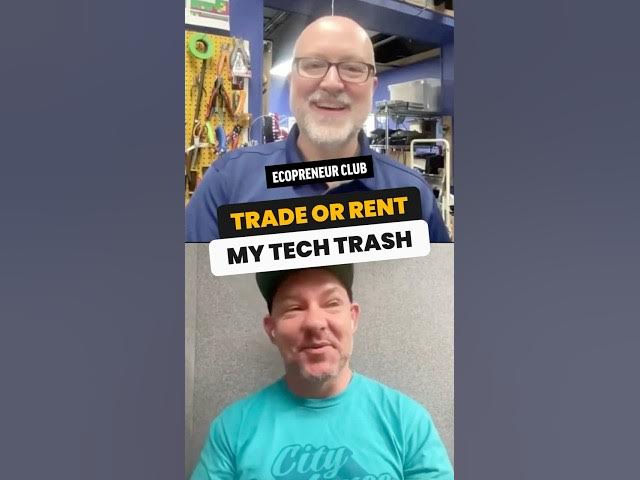 Video thumbnail for TradeRent My Tech Trash #shorts