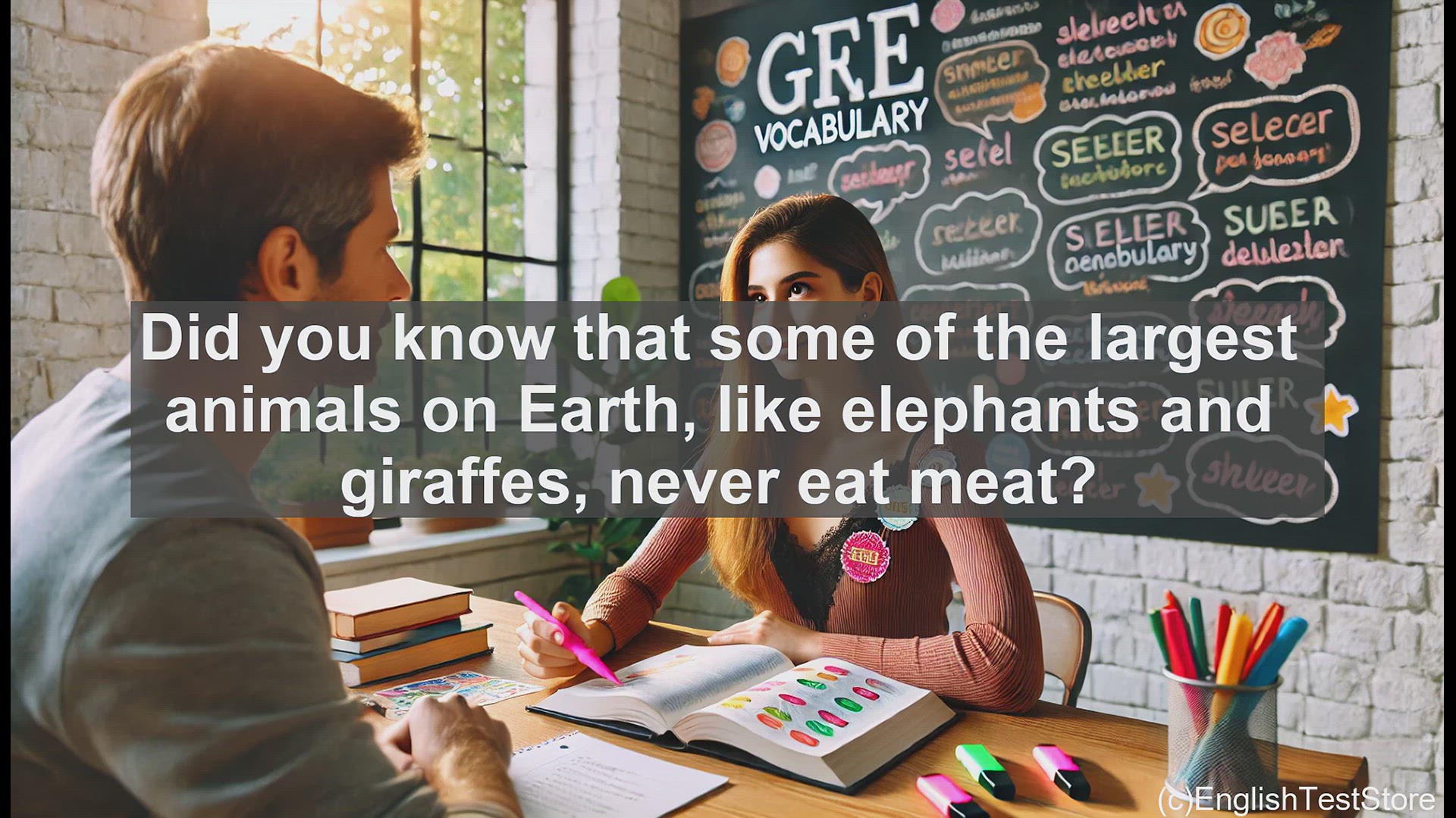 'Video thumbnail for GRE Vocabulary Lesson: Exploring the World of Herbivores - From Gentle Giants to Vital Pollinators'