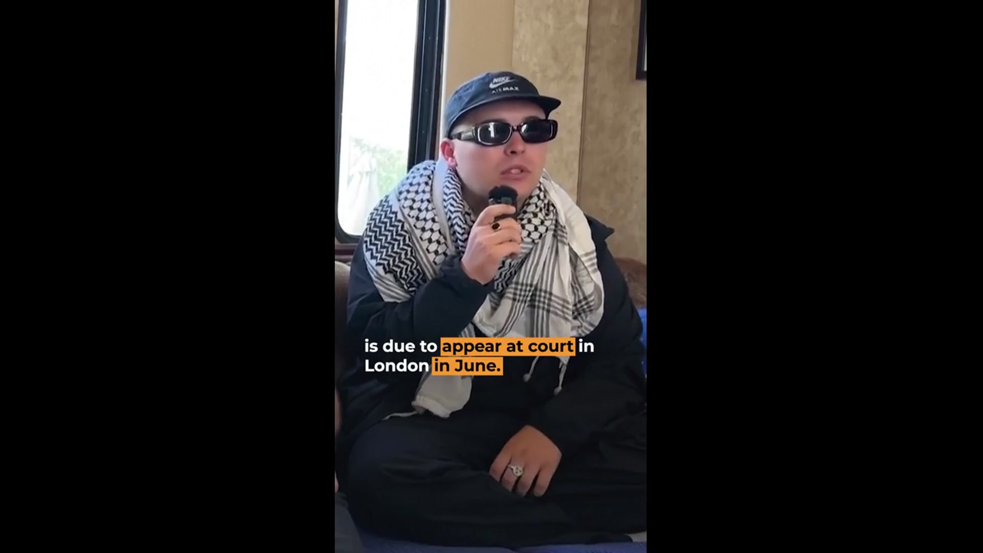 'Video thumbnail for Member of Irish rap band Kneecap charged with ‘terrorism’ offence'