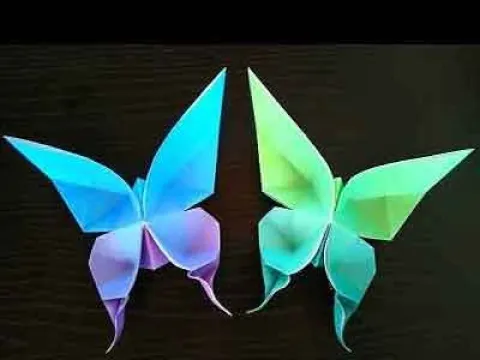 'Video thumbnail for Borboleta de Origami.'