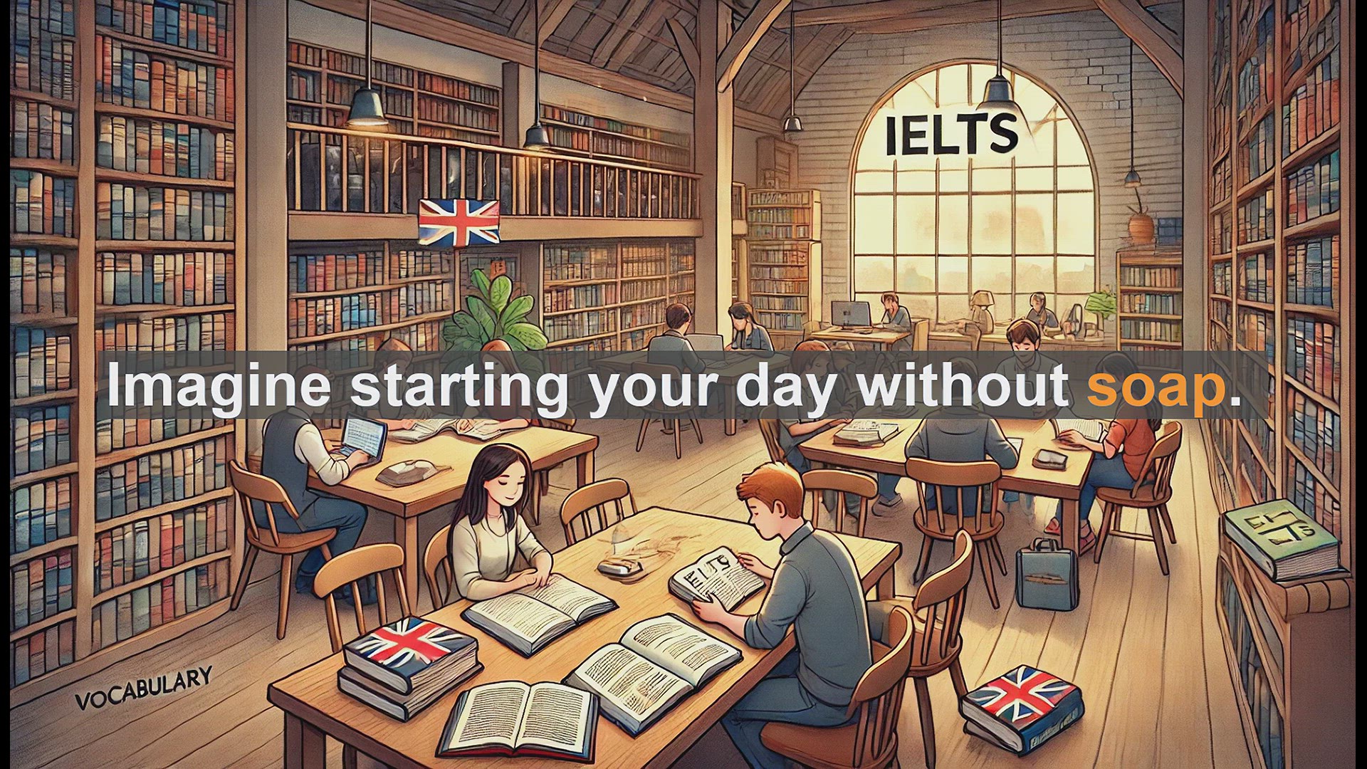 'Video thumbnail for 2500 Must Know IELTS 5.5 Vocabulary - Soap: The Essential Cleaning Product in Our Daily Lives'