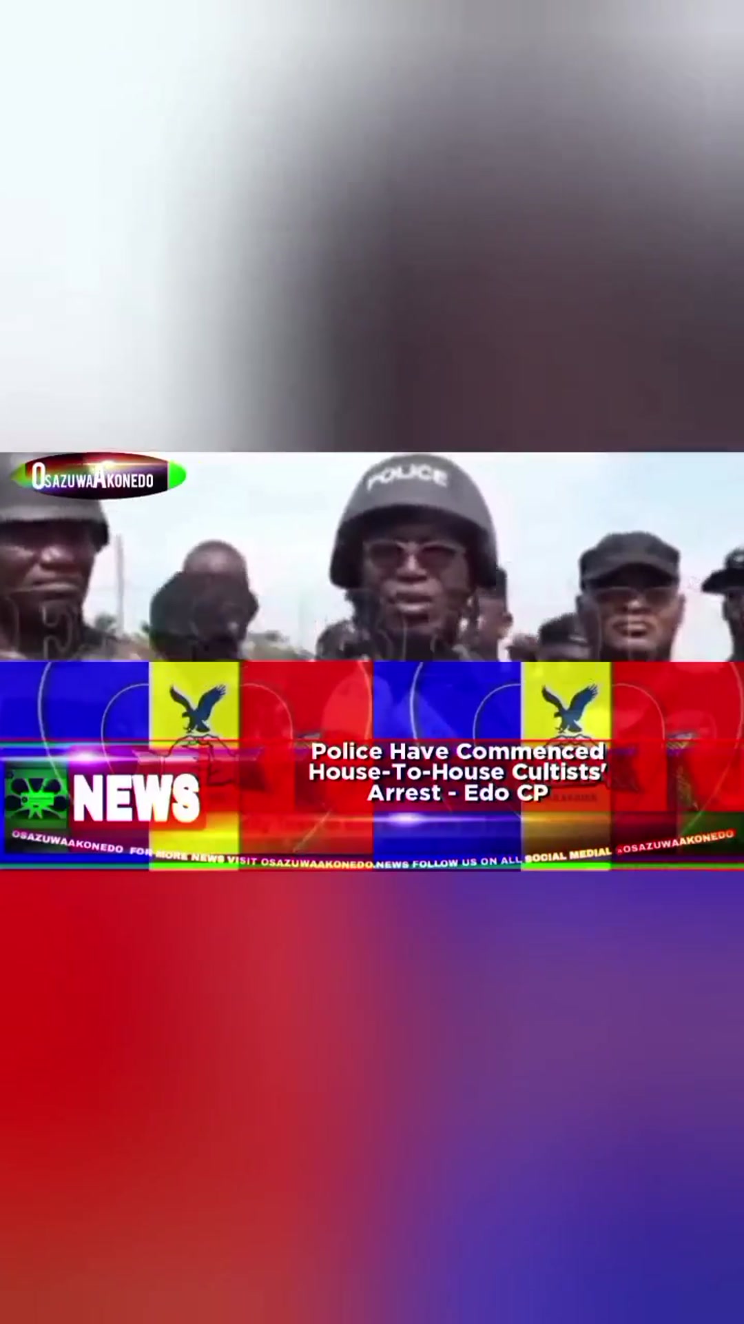 'Video thumbnail for Police Have Commenced House-To-House Cultists' Arrest - Edo CP '