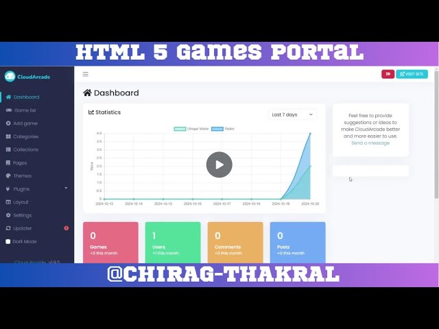 Video thumbnail for Earn Money By Making HTML 5 Games Portal || Part Two