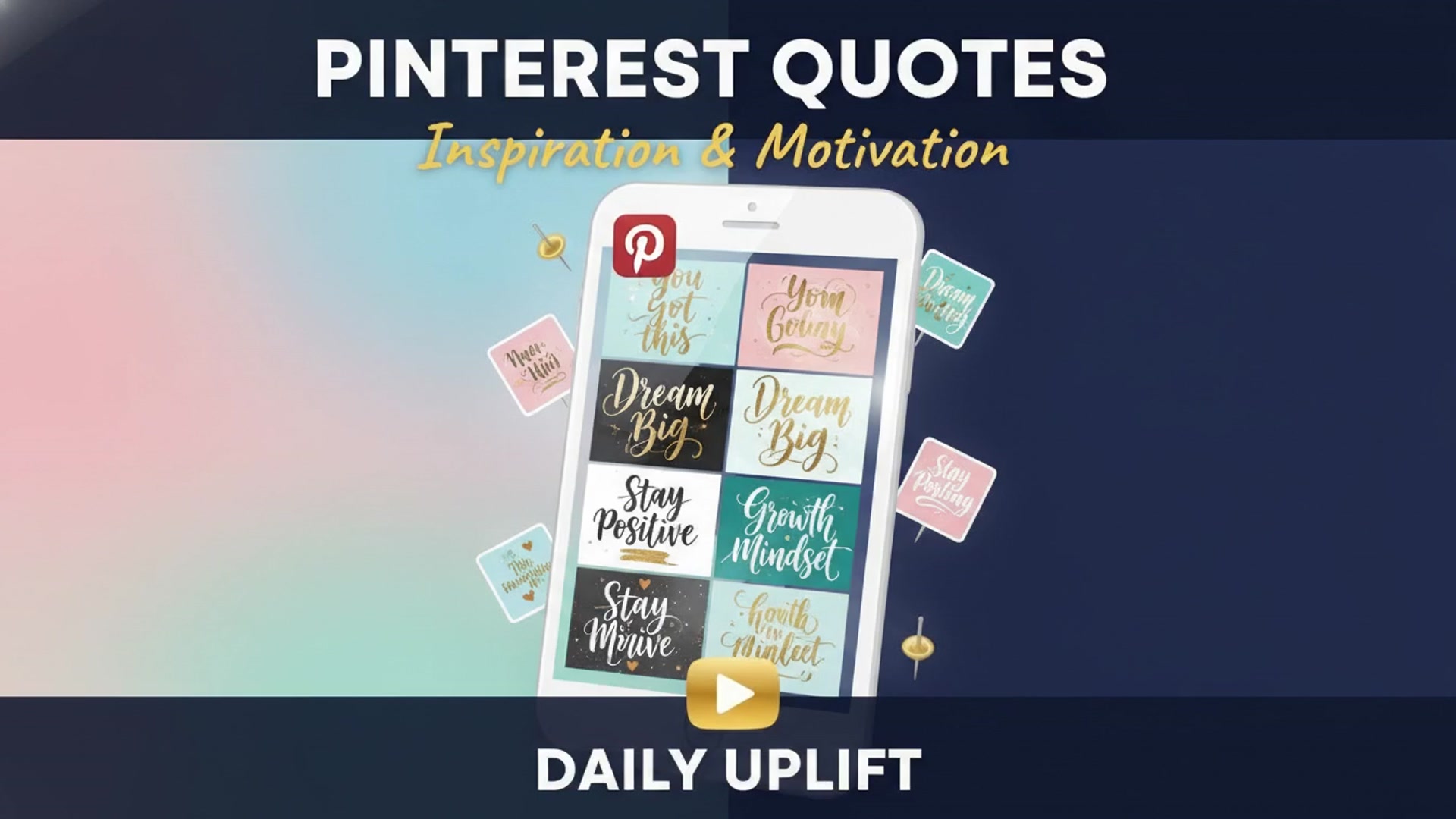 Video thumbnail for Pinterest Quotes: Good Quotes for Inspiration, Motivation & Positivity
