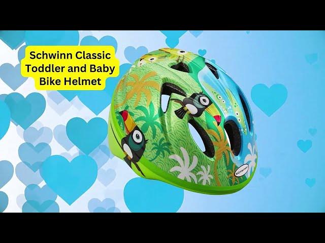 Video thumbnail for Schwinn Classic Toddler and Baby Bike Helmet Review