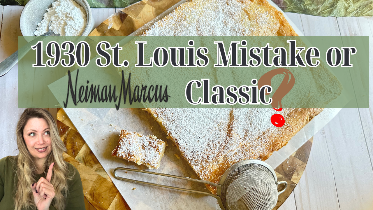 Video thumbnail for Ooey Gooey Butter Cake History & Neiman Marcus Cake Taste Test | St. Louis Dessert Classic