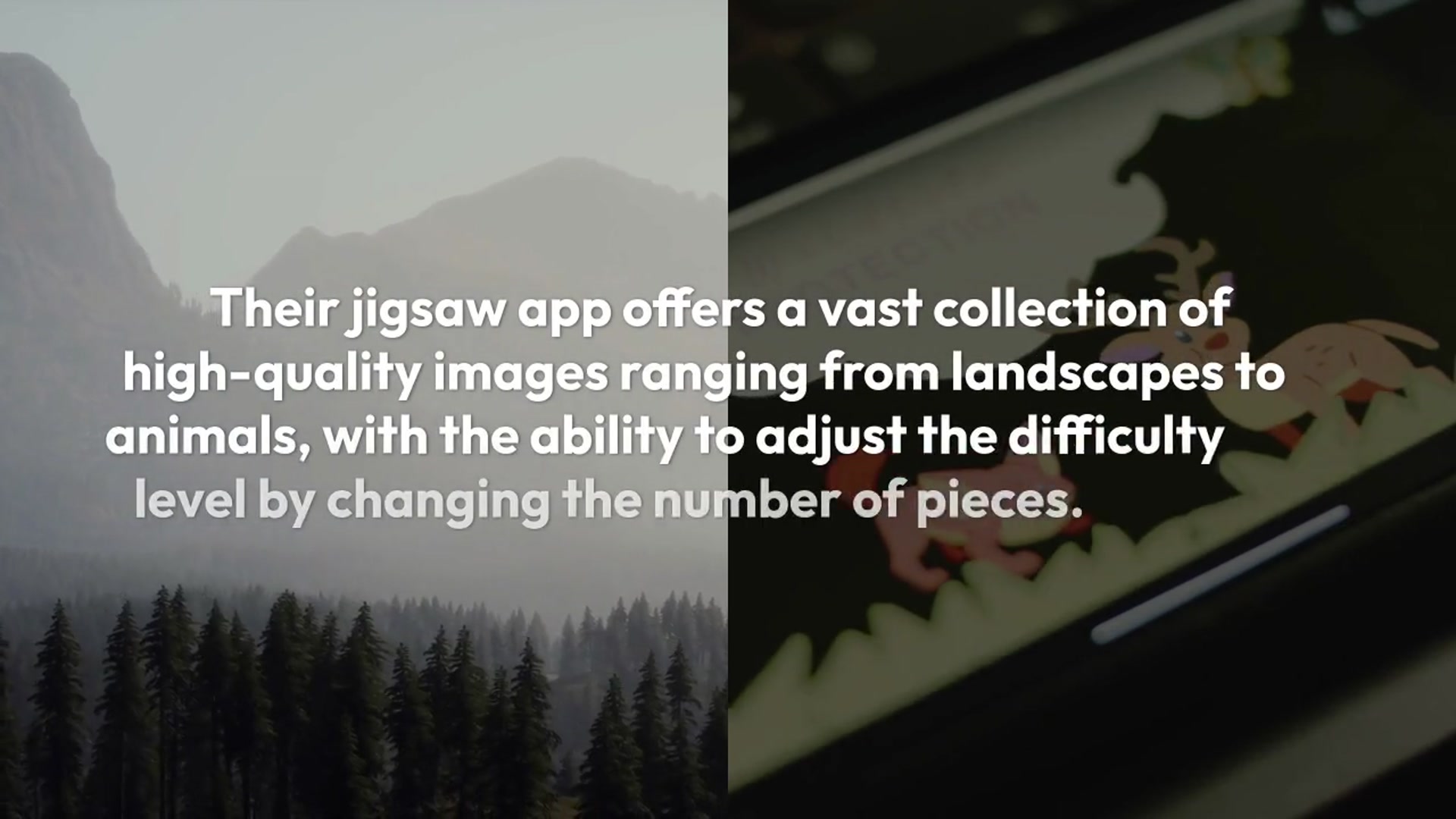 Video thumbnail for Classic jigsaw puzzle solving app