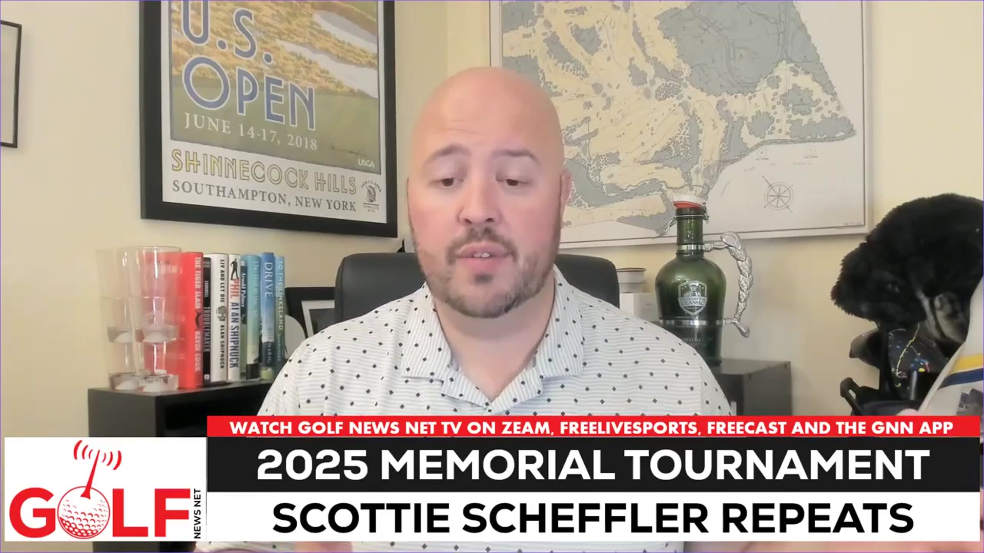 'Video thumbnail for Scottie Scheffler wins 2025 Memorial Tournament, $4 million'