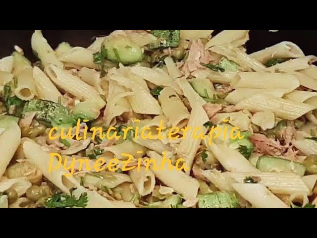 'Video thumbnail for Mexidinho de Macarrão com Atum Ervilhas e Abobrinha - Culinária Terapia por Dyne e Zinha'