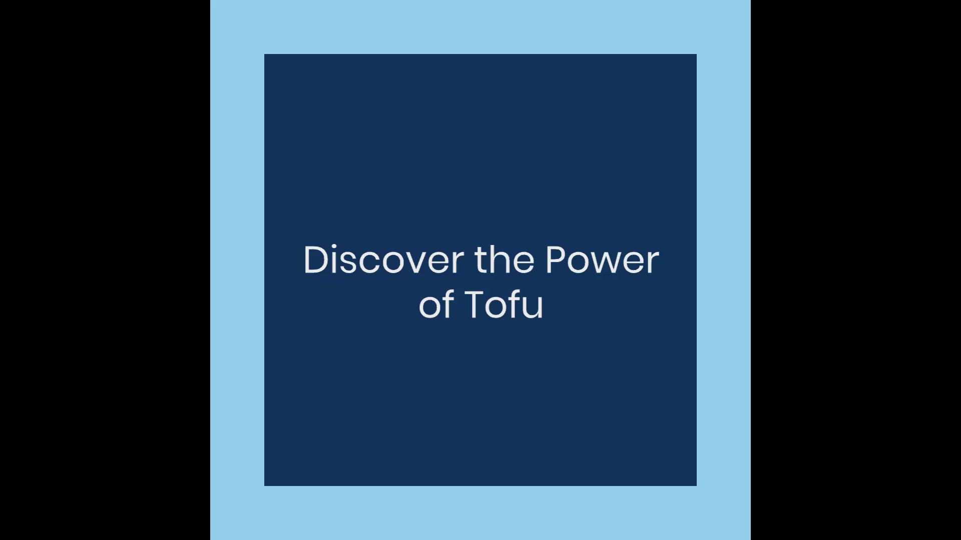 'Video thumbnail for Tofu for Muscle Power'