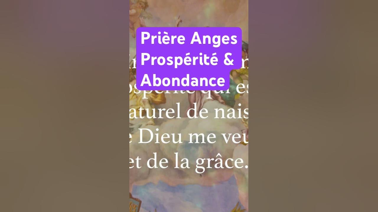 'Video thumbnail for Prière Anges Prospérité et Abondance 🤩🙏🏼'
