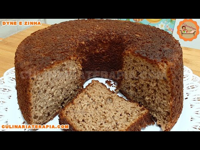'Video thumbnail for O Famoso Bolo sem Açúcar sem Trigo sem Leite - Receita Fácil Nutritiva e rica em fibras'